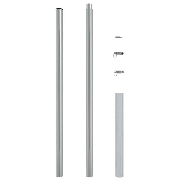 vidaXL &Scaron;ipka za jedro protiv sunca 200 cm od nehrđajućeg čelika