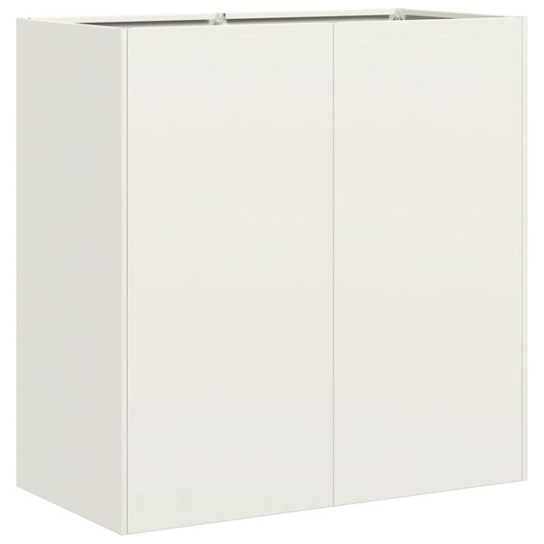 vidaXL Sadilica bijela 80x40x80 cm od hladno valjanog čelika