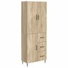 vidaXL Set ormara 2 pcs Hrast sonoma 66 x 34,5 x 89,5 cm