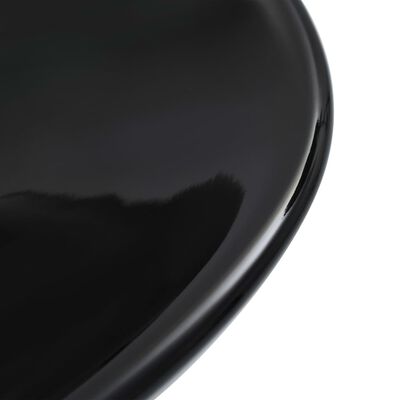 vidaXL Umivaonik 58,5 x 39 x 14 cm keramički crni
