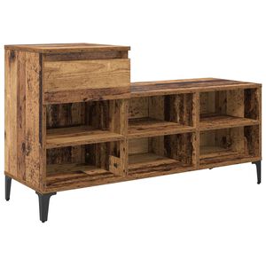 vidaXL Ormar za cipele 102 x 36 x 60 cm Konstruirano drvo Staro drvo