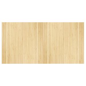 vidaXL Tepih pravokutni svijetli prirodni 100 x 200 cm od bambusa