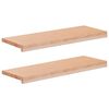 vidaXL Step treads 2 kom. 70 x 30 x 2 cm Prirodna Čvrsto drvo bukve