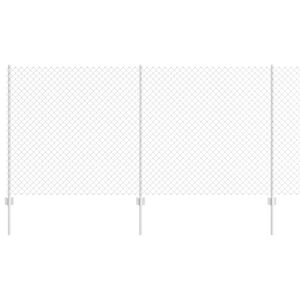 vidaXL Ograda od lančanih veza s postom 10 x 1,2 m (&Scaron; x V)