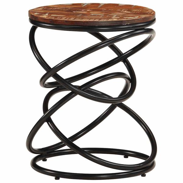 vidaXL Kutni stolić 40 x 40 x 52 cm od masivnog obnovljenog drva