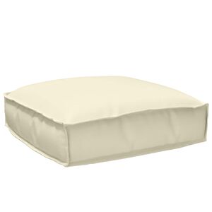 vidaXL Jastuk Oxford tkanina Krem 50 x 50 x 12 cm