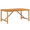 vidaXL Vrtni blagovaonski stol 150 x 90 x 74 cm masivno bagremovo drvo
