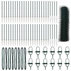 vidaXL Stup za ogradu Zelena