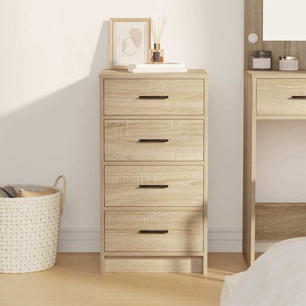 vidaXL Kreveta sonoma hrast 40 x 41 x 75 cm Konstruirano drvo