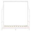 vidaXL Okvir za dječji krevet bijeli 70 x 140 cm od masivne borovine