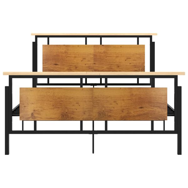 vidaXL Okvir za krevet metalni 140 x 200 cm