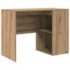 vidaXL Stol Umjetnički hrast Konstruirano drvo 102 x 50 x 75 cm