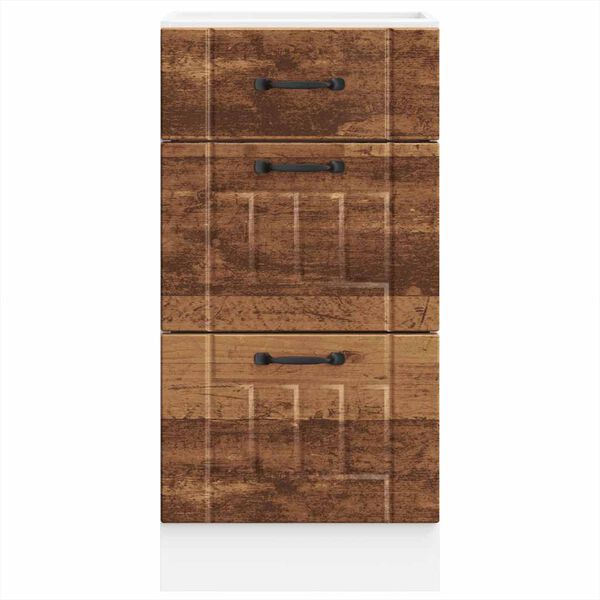 vidaXL Donji kuhinjski ormarić Lucca boja drva konstruirano drvo