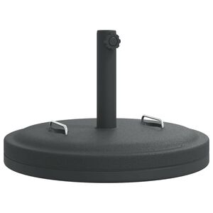 vidaXL Baza suncobrana s ručkama za stupove &Oslash; 38/48 mm 25 kg okrugla