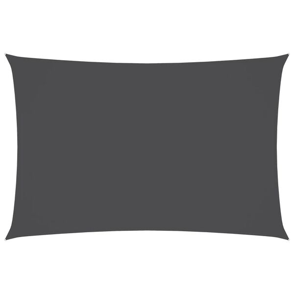 vidaXL Jedro protiv sunca od tkanine Oxford pravokutno 6x8 m antracit