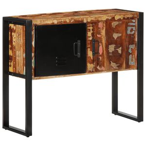 vidaXL Konzolni ormarić Vi&scaron;ebojni 90x35x75 cm Obrađeno puno drvo