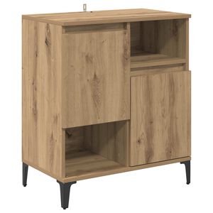 vidaXL Kreveta Umjetnički hrast 60 x 35 x 70 cm Konstruirano drvo