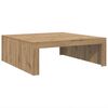 vidaXL Stolić za kavu boja hrasta 100 x 100 x 35 cm konstruirano drvo