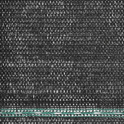 vidaXL Teniski zaslon HDPE 1 x 25 m crni