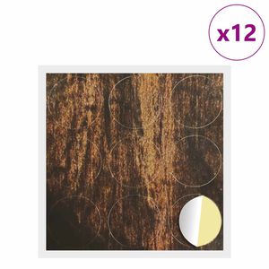 vidaXL Ljepljiva Pokrivač za Vijake 12 pcs Staro drvo &Oslash; 20 x 0,5 mm