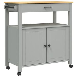 vidaXL Kuhinjska kolica MONZA 84 x 40 x 88,5 cm od masivne borovine