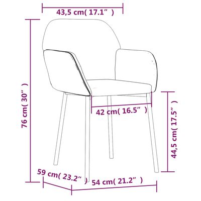vidaXL Blagovaonske stolice 2 kom tkanina i umjetna koža svjetlosive