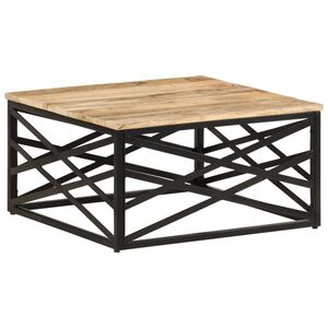 vidaXL Stolić za kavu 68 x 68 x 35 cm od masivnog drva manga