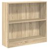 vidaXL Polica za knjige sonoma hrast 80x24x75 cm izrađeno drvo
