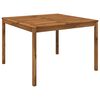 vidaXL Stol za večeru u vrtu Prirodna 110 x 108,5 x 75 cm