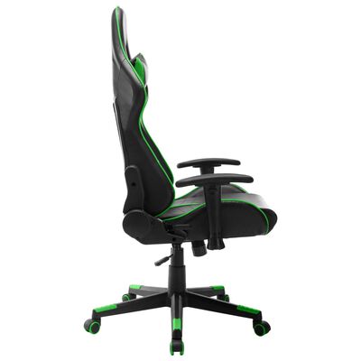 vidaXL Igraća stolica od umjetne kože crno-zelena