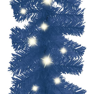 vidaXL Božićna girlanda s LED svjetlima 5 m plava