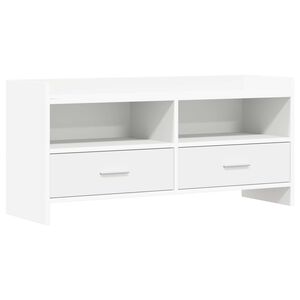 vidaXL TV ormar 100 x 33 x 47 cm Bijela Konstruirano drvo