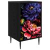 vidaXL Noćni ormar KIEL Crni hrast 36 x 33 x 61 cm Konstruirano drvo