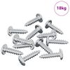 vidaXL Vijak 13636 pcs Srebrno M4 x 16 mm Čelik