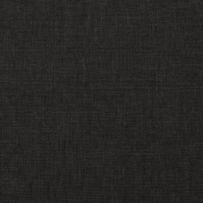 vidaXL Dvosjed na razvlačenje s dva jastuka crni od tkanine