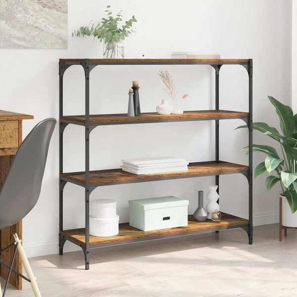 vidaXL Ormarić za knjige Staro drvo 100 x 33 x 100 cm