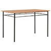 vidaXL Blagovaonski stol smeđi 120 x 70 x 75 cm MDF