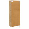 vidaXL Highboard Umjetnički hrast 69,5 x 32,5 x 180 cm