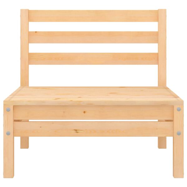 vidaXL 3-dijelna vrtna garnitura od masivne borovine