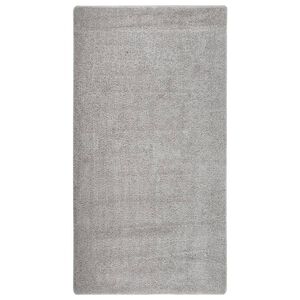 vidaXL Čupavi tepih svjetlosivi 80 x 150 cm protuklizni