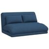 vidaXL Podna stolica Plava 110 x 82 x 55 cm tkanina