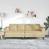 vidaXL Sofa s jastukom Siva zelena 250 x 188 x 76 cm Kordura tekstil
