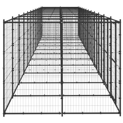 vidaXL Vanjski kavez za pse čelični 29,04 m²