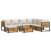 vidaXL 8-dijelna set vrtnih sofa s jastucima masivno bagremovo drvo