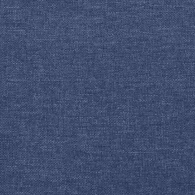vidaXL Krevet s oprugama i madracem plavi 200 x 200 cm od tkanine