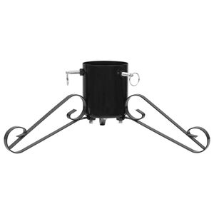 vidaXL Stalak za božićno drvce crni 58 x 58 x 21 cm
