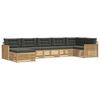 vidaXL Set vanjskih sofa 7 kom. Bijela i antracit