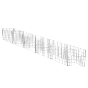 vidaXL Gabionska ko&scaron;ara od pocinčanog čelika 300 x 30 x 50 cm