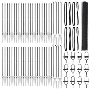 vidaXL Stup za ogradu Siva