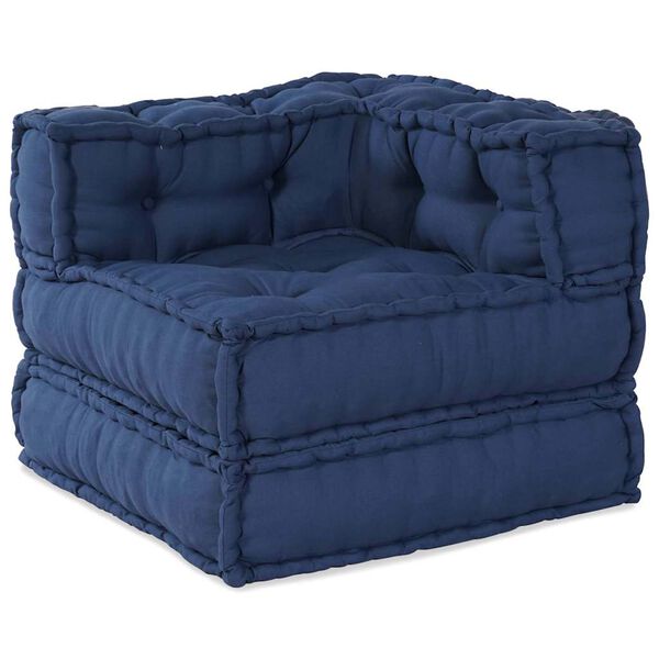 vidaXL Modularni Ugaoni Sofa Indigo 70 x 70 x 56 cm tkanina